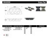 StopTech Street Performance Rear Brake Pads for 00-01 ES300 / 05-10 tC