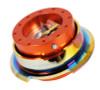 NRG  Quick Release - Orange Body/Neo-Chrome Ring - SRK-280OR-MC