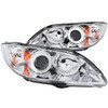 ANZO PROJECTOR HEADLIGHTS CHROME w/ HALO for 04-08 Mazda 3