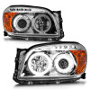 ANZO PROJECTOR HEADLIGHTS CHROME CLEAR for 06-08 Toyota Rav4