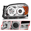 ANZO PROJECTOR HEADLIGHTS CHROME CLEAR for 06-08 Toyota Rav4
