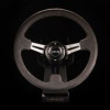 NRG Reinforced Steering Wheel 350mm Sport Black Alcantara w/ Black Stitching