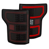 ANZO L.E.D TAIL LIGHTS BLACK  for 18-19 Ford F150 - 321338