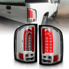 ANZO LED Taillights Chrome for 2007-2013 Chevrolet Silverado 1500