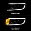 ANZO PROJECTOR HEADLIGHTS PLANK STYLE BLACK CLEAR for 14-15 Grand Cherokee