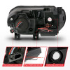 ANZO PROJECTOR HEADLIGHTS DUAL HALO BLACK for 08-14 Challenger