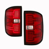ANZO L.E.D TAIL LIGHTS RED LENS (SEQUENTIAL SIGNAL) for 14-18 Silverado
