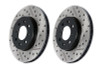 StopTech Cryo Slotted & Drilled Front Brake Rotors for 06-18 Audi A3
