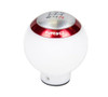 NRG White Shift Knob w/ 4 Interchangeable Rings - SK-016WT
