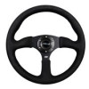 NRG  Reinforced Steering Wheel - 350mm Leather Racing