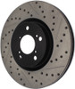 StopTech Slotted & Drilled Front Brake Rotors for 07-08 Acura MDX