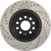 StopTech Slotted & Drilled Rear Brake Rotors for 17-19 Audi RS3