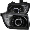 ANZO PROJECTOR HEADLIGHTS BLACK w/ HALO & LED for 03-06 Honda Element