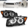 ANZO PROJECTOR HEADLIGHTS BLACK w/ HALO (SMD LED) for 05-10 Scion tC