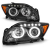 ANZO PROJECTOR HEADLIGHTS BLACK w/ HALO (SMD LED) for 05-10 Scion tC