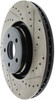StopTech Front Slotted & Drilled Brake Rotors for 14+ Ford Focus ST