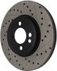 StopTech Slotted & Drilled Front Brake Rotors for 14-16 Mini Cooper
