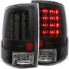 ANZO L.E.D TAIL LIGHTS BLACK for 09-18 Ram 1500 - 311144