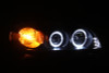 ANZO PROJECTOR HEADLIGHTS BLACK w/ HALO & LED for 00-05 Impala