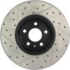 StopTech Drilled & Slotted Front Brake Rotors for 09-12 Audi A4 Quattro
