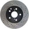 StopTech Slotted & Drilled Front Brake Rotors for 14-15 Lexus IS250 F Sport