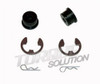 Torque Solution Shifter Cable Bushings for 01-06 Evolution VII-IX