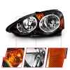 ANZO CRYSTAL HEADLIGHTS BLACK for 02-04 Acura RSX - 121209