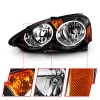 ANZO CRYSTAL HEADLIGHTS BLACK for 02-04 Acura RSX - 121209