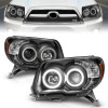 ANZO PROJECTOR HEADLIGHTS BLACK w/ HALO (CCFL) for 06-09 4Runner