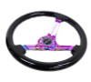 NRG Reinforced Classic Wood Grain Wheel 350mm - RST-018BK-MC