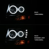 ANZO PROJECTOR HEADLIGHTS BLACK w/ HALO (SMD LED) for 07-13 Tahoe / Suburban