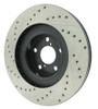 StopTech Drilled/Slotted Front Brake Rotors for 03-08 Subaru Forester X