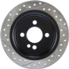 StopTech Slotted & Drilled Rear Brake Rotors for 14-16 Mini Cooper