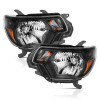 ANZO CRYSTAL HEADLIGHT BLACK for 12-15 Toyota Tacoma