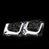 ANZO CRYSTAL HEADLIGHTS U-BAR CHROME for 03-06 SILVERADO / AVALANCHE