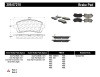 StopTech Street Performance Front Brake Pads for 02-03 Subaru WRX - 309.07210