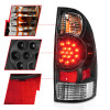 ANZO L.E.D TAIL LIGHTS BLACK for 05-15 TOYOTA TACOMA - 311042