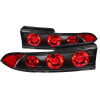 ANZO Taillights Black for 1995-1999 Mitsubishi Eclipse