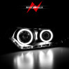 ANZO Projector Headlights w/ Halo Black (CCFL) (HID Compatible) for 09-12 Tsx