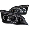 ANZO PROJECTOR HEADLIGHTS 4DR HALO BLACK (CCFL) for 05-07 FORD FOCUS ZX4