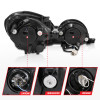 ANZO Projector Headlights w/ Halo Chrome for 1998-2005 Lexus Gs300