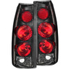 ANZO Taillights Dark Smoke 3D Style for 1999-2000 Cadillac Escalade - 211154