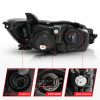 ANZO Projector Headlights Black w/Amber for 15-16 Toyota Camry (4DR) - 121518