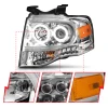 ANZO Projector Headlights Chrome for 2007-2014 Ford Expedition