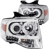 ANZO Projector Headlights Chrome for 2007-2014 Ford Expedition