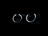 ANZO PROJECTOR HEADLIGHTS G2 HALOS BLACK 1PC for 92-98 BMW E36 Sedan