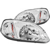 ANZO Crystal Headlights Chrome for 1999-2000 Honda Civic