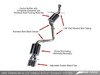 AWE Tuning Touring Exhaust Single Side Black Tips for 09-16 Audi A4 2.0L