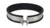 Vibrant Stainless Steel Muffler Strap Clamp for 160mm O.D. Mufflers