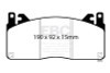 EBC 15-17 Ford Mustang Shelby GT350/GT350R Yellowstuff Front Brake Pads